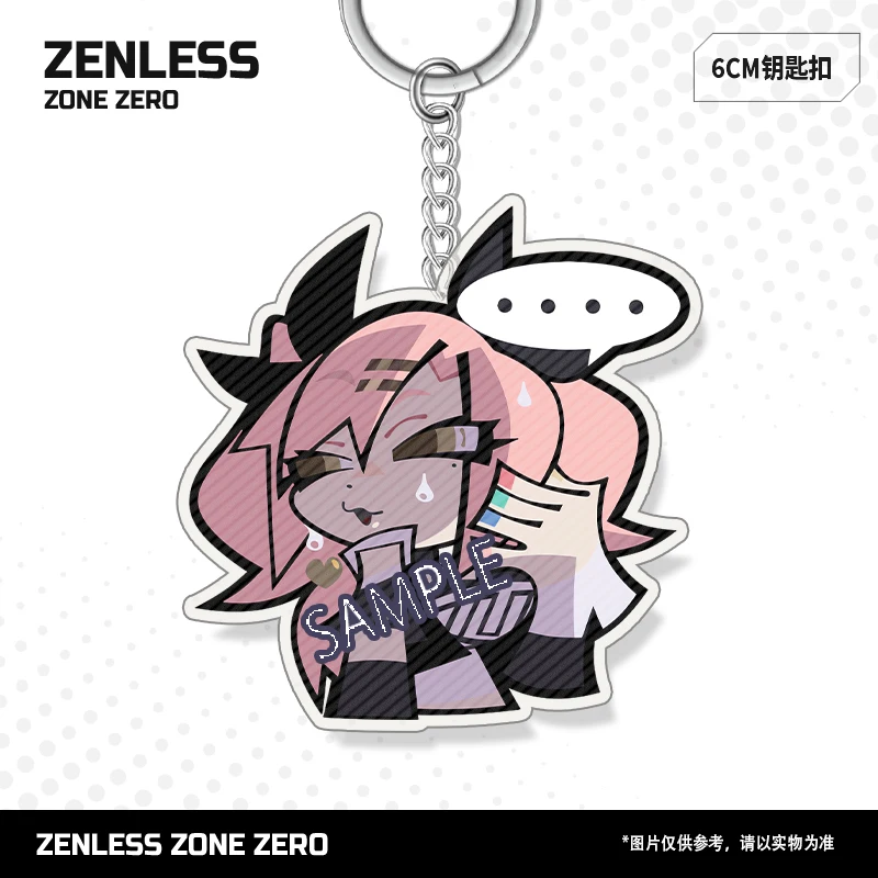 Anime Zenless Zone Zero Koleda Von Lycaon llen Joe Acrylic Keychain Decor Backpack Pendant Gift