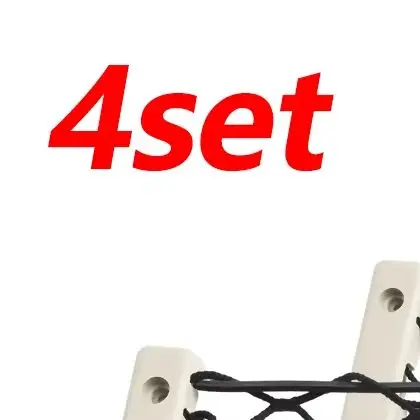 /4Pcs /Beige /Elastic Mesh Cargo Net Bag 18x36cm Car Back Seat Storage Pocket Organizer Luggage Holder For Camper RV Truck Boat
