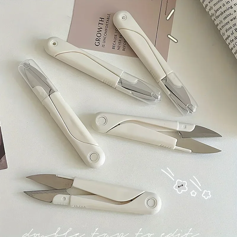 2/4/6 pcsHome Daily Craft Small Scissors Thread Head Fishing Thread Sewing Scissors Cross-stitch Clothing Tailor Scissors