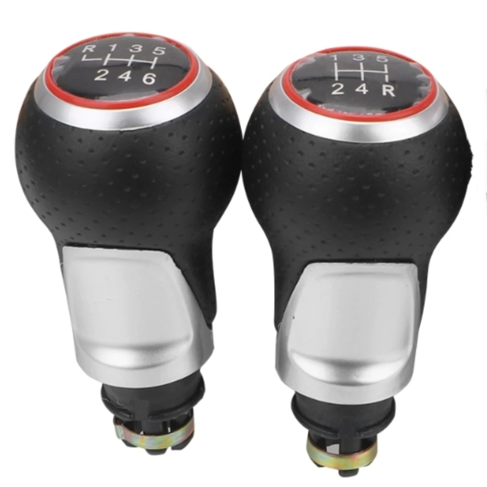 

12mm 5/6 Speeds Car Gear Shift Knob For Audi A4 B6 B7 B8 A6 S4 8K A5 8T Q5 8R S Line Ibiza 6J Seat Leon Mk1 Passat Golf