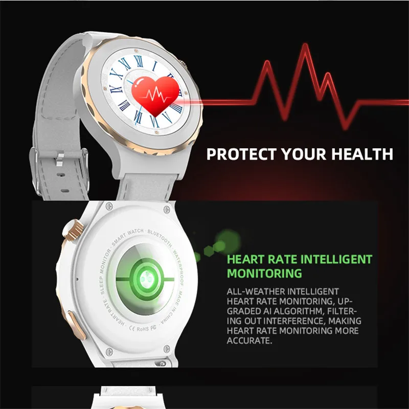 السيدات HW3 ساعة ذكية صغيرة Smartwatch الإناث NFC بلوتوث دعوة المرأة ساعة ضغط الدم الأكسجين ل iOS أندرويد