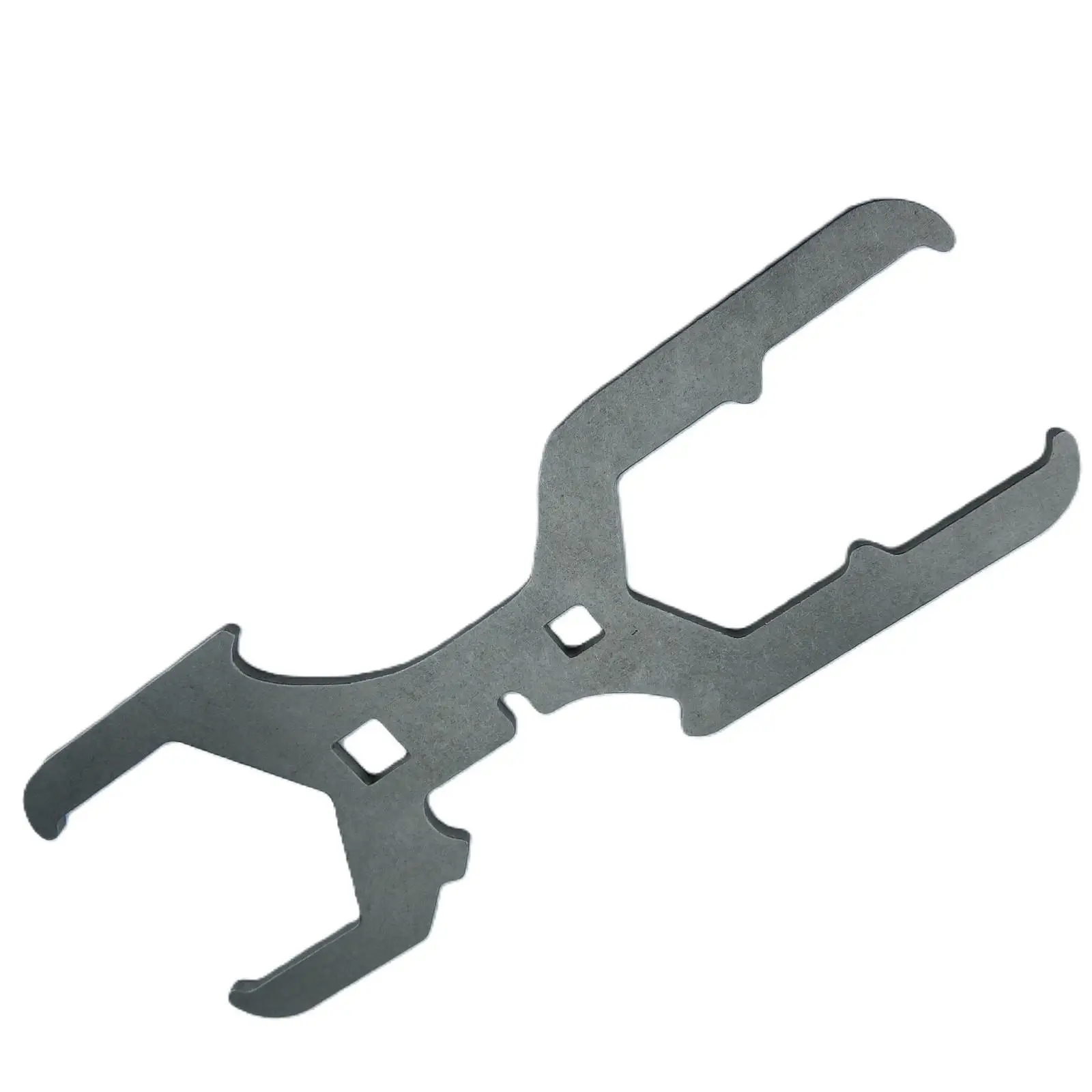 Basket Strainer Wrench Stainless Steel Plumbers Tool Compact 23cm Tap Nut Wrench for Filter Baskets and Flush Valve Nuts