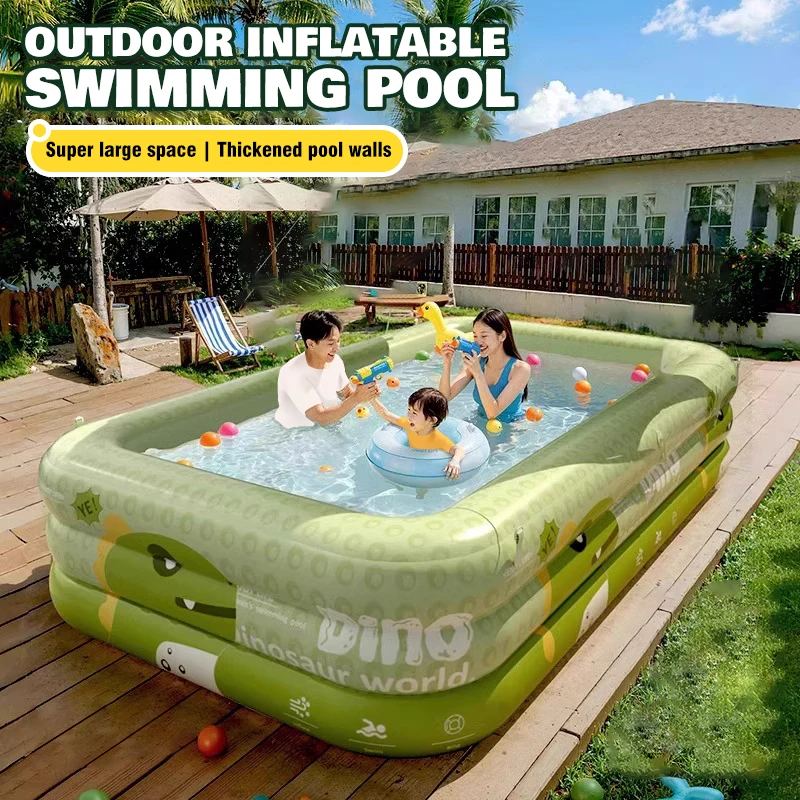 Piscina para niños, juguetes inflables de 1,8-2,6 M, familia, adultos, extraíble, interior, exterior, juego de fiesta, juguetes, jardín, regalo de baño para bebé