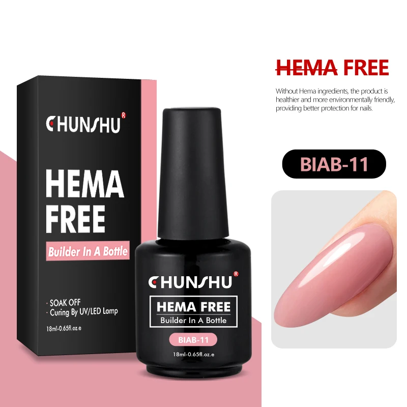CHUNSHU Hema GRATIS Bouw UV Gel 18 ml Builder Nagelgel In Een Fles Semi Permanente Dikke Rubberen Basis Gel Extension nagels Art