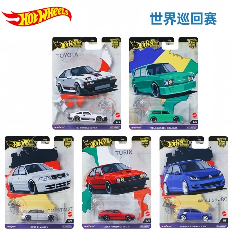 

High-Quality Alloy Car Model - Genuine Hot Wheels Rubber Tires Iron Soles Play Vehicle Children's Birthday Gift