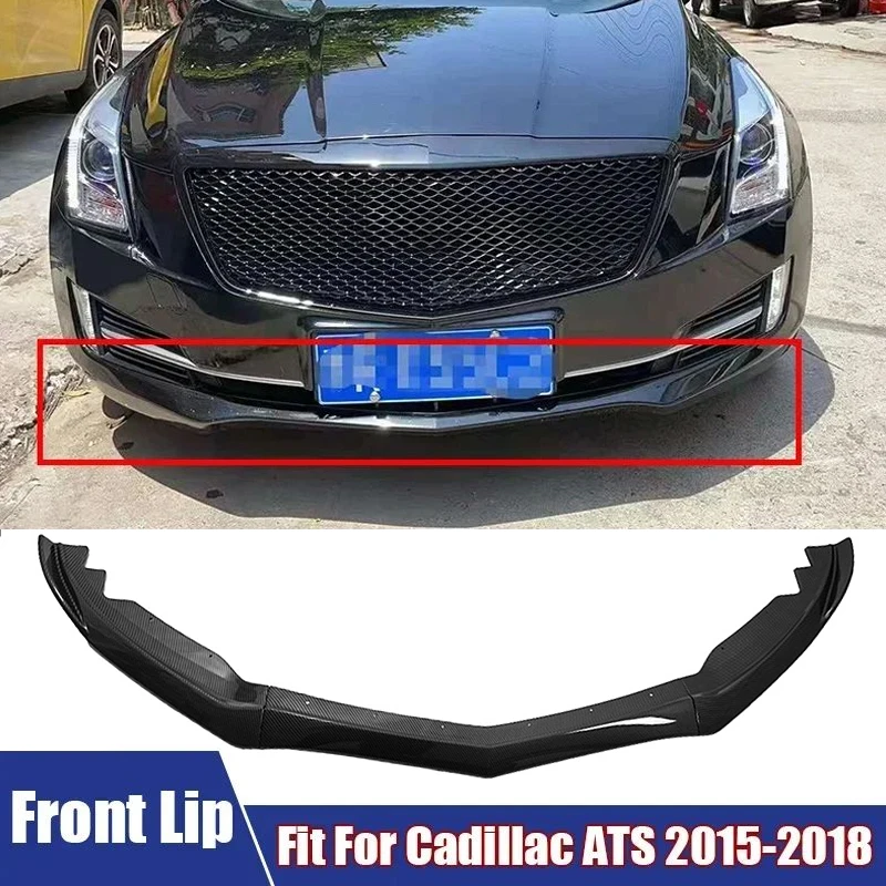 

Car Modified Accessories High Quality Bumper Front Lip Body Spoiler Decorative Cover Fit For Cadillac ATS 2015 2016 2017 2018