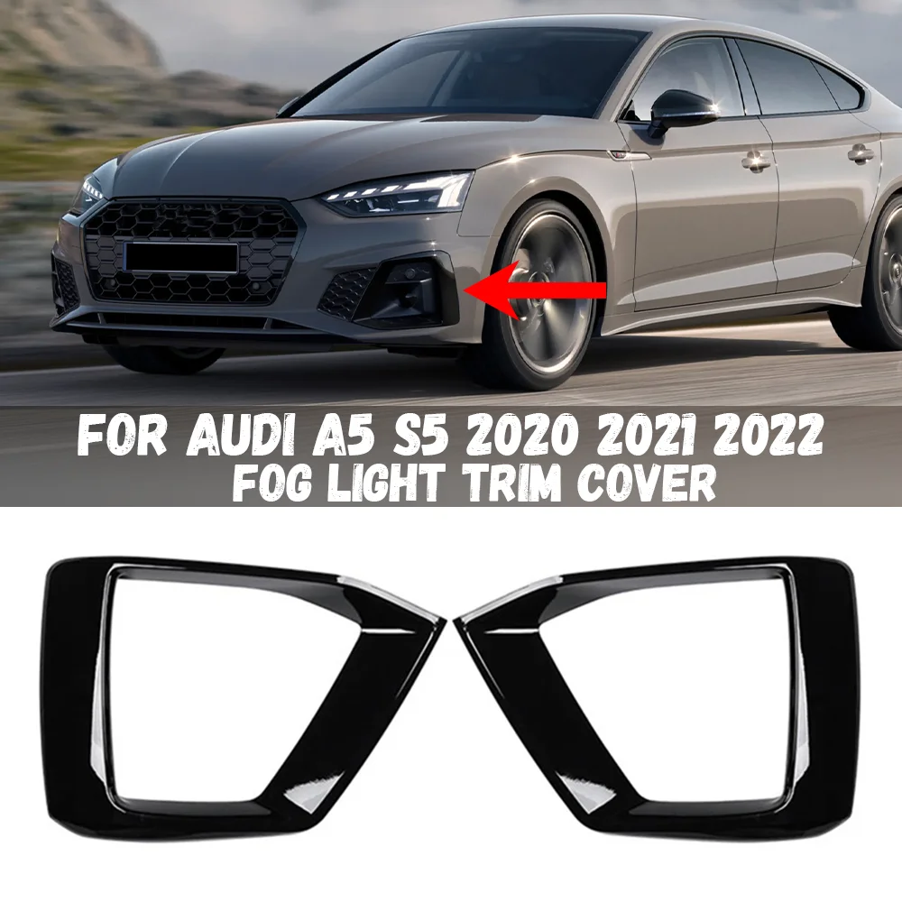 

Для Audi A5 S5 2020 2021 2022 противотуманная фара, решетка, лицевая панель, передний бампер автомобиля, решетка, крышка, крышка, капот, автомобильные аксессуары