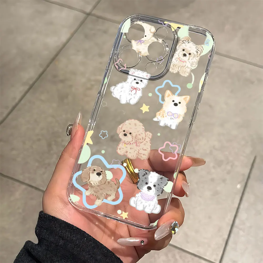 

Star Puppy Silicone Phone Case for IPhone 17 16 15 14 13 12 11 Pro Xs Max Air Mini 7 8 6 6s Plus SE 2020 2022 Cover