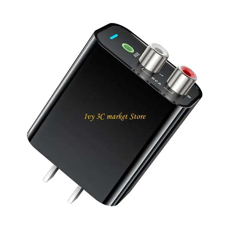

D7YC Bluetooth-совместимый адаптер для трансформатора 3,5 мм для наушников домашний стереодинамический проектор проектор