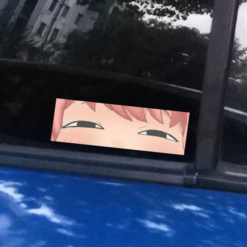 Picture 5: All Kinds of Anime Girl Eyes Waterproof Reflective Car Motorcycle Laptop Decorative Stickers Bumper Trunk Exterior Accessories