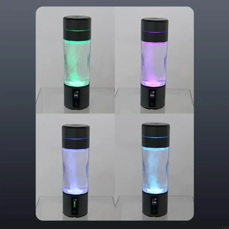 

Hydrogens Infused Water Bottle With Intelligent Electrolysis System Durable Borosilicate Glass Design For Lifestyle And Use P9YB