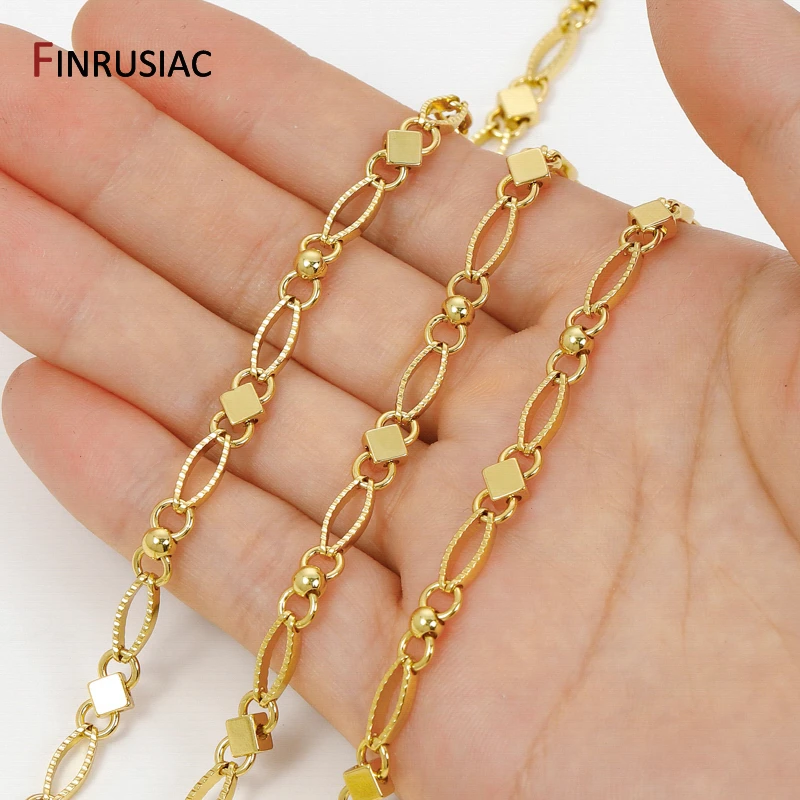 

18K Gold Plated Brass Heavy Oval Chains For Jewelry,4.5*11.5mm Chain For DIY Necklace Bracelet Jewelry Making Supplies