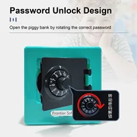 Mini Bank Money Box Retro Atm Rotating Password Cash Coins Saving Box Bank Safe Box Christmas Gift Automatic Deposit Banknote 3