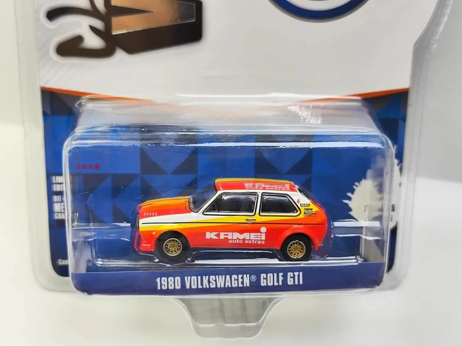 1:64 1980 Volkswagen Golf GTI -Kamei Auto Extras Diecast Metal Alloy Model Car Toys For Gift Collection