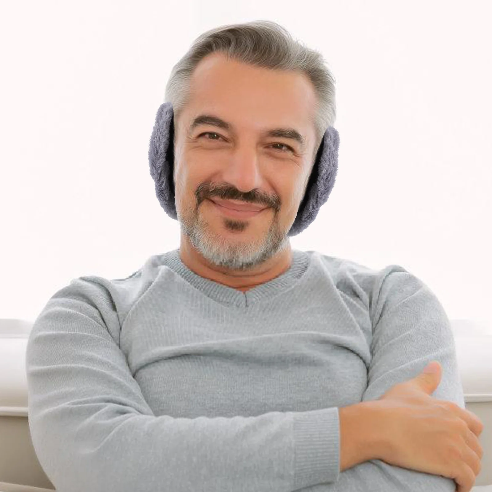 

Earmuff Reusable Ear Covers Windproof Winter Ear Protector Lovely Cartoon Design Men Warm Earmuff Kids Gift