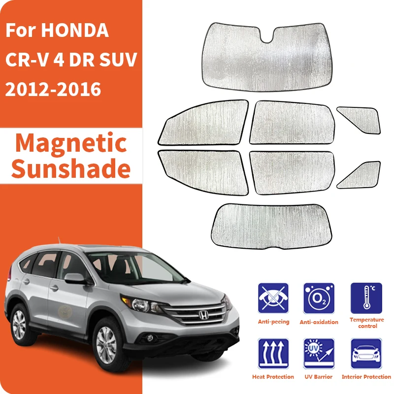 

Custom Car Window Sunshade Anti-UV Car Sun Window Visors Sunshade Covers Accessories For HONDA CR-V 4 DR SUV 2012-2016