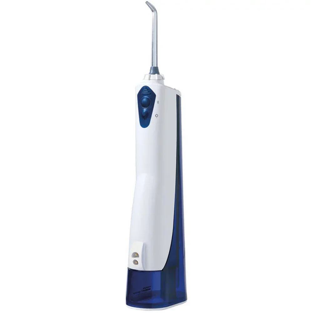 Cordless Portable Water Flosser, White and Blue