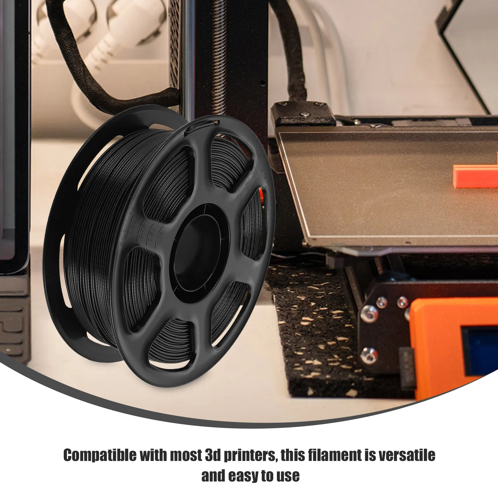 

1KG High-Performance 1.75mm PETG Filament for 3D Printing Solid Color Durable Smooth Finish Quality 3D Printer Accessory