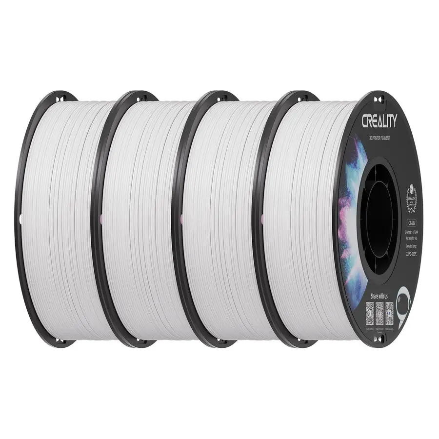 

Нить ABS 1,75 мм, белая, 4 кг, комплект нити для 3D-принтера, отличное сопротивление, без запаха, нетоксичная, устойчивая, прочная, 4 упаковки 8,8