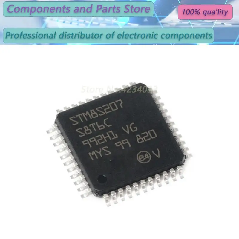 1PCS STM8S207S8T6C   STM8S207S6T6C   STM8S207SBT6C   LQFP-44  NEW100%