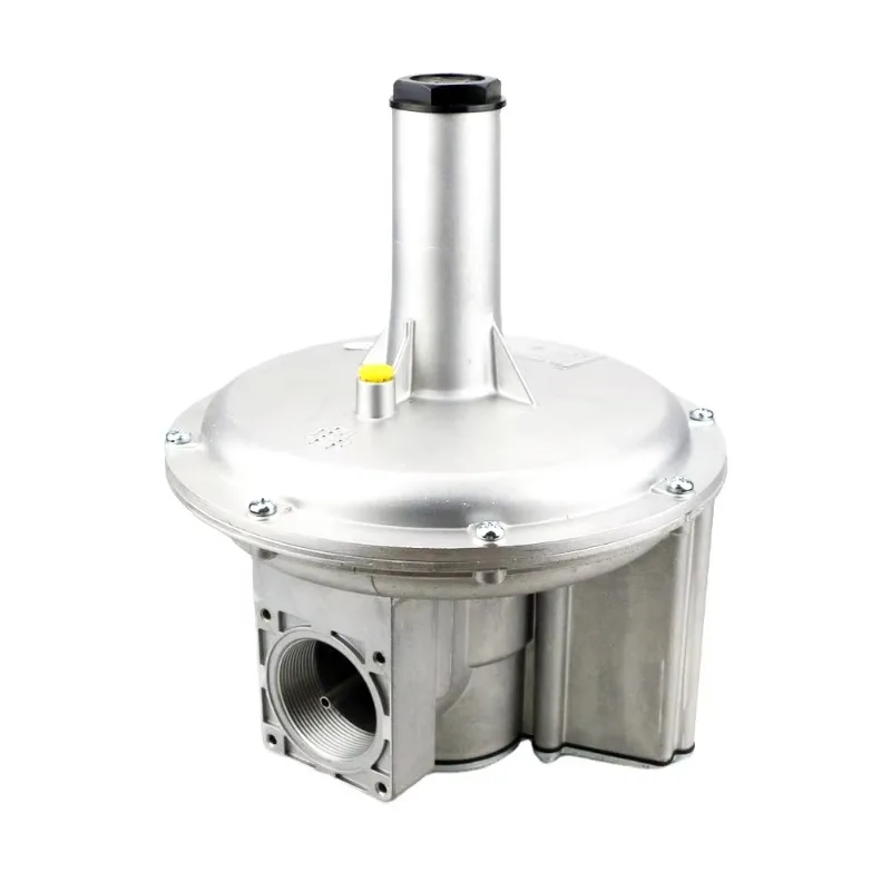 Gas aluminum pressure regulator with built-in filter solenoid valve