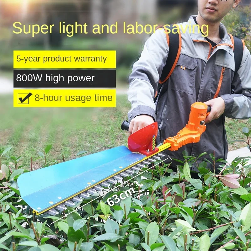 Xk Brushless Lithium Battery Hedge Trimmer Rechargeable Tea Leaves Electric Pruning Machine Greening Scissors