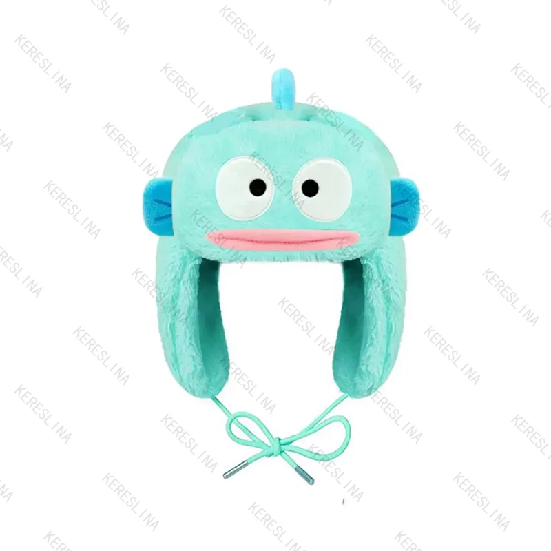 Autumn and winter warm plush ear protection hat popular in Europe and America high streets cute versatile ear protection hat emo