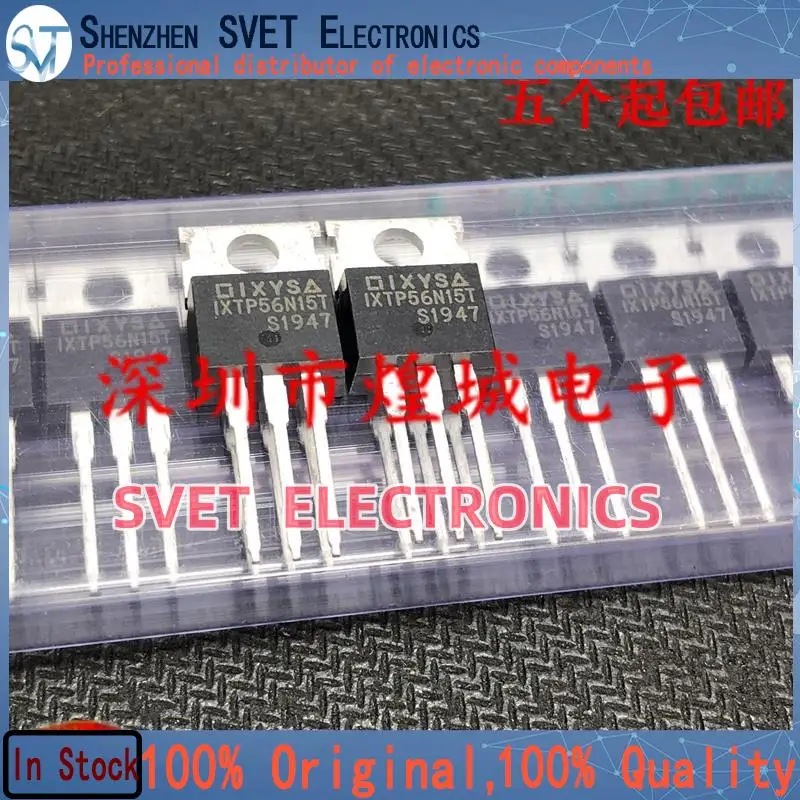 10PCS-50PCS  IXTP56N15T  MOS TO-220 150V 56A  Original In Stock Fast shipping