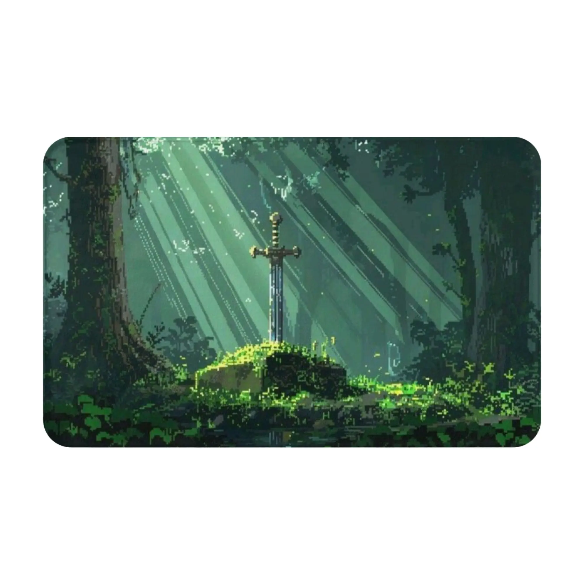 Master Sword Anti-Slip Mat Bath Link Welcome Doormat Floor Decoration