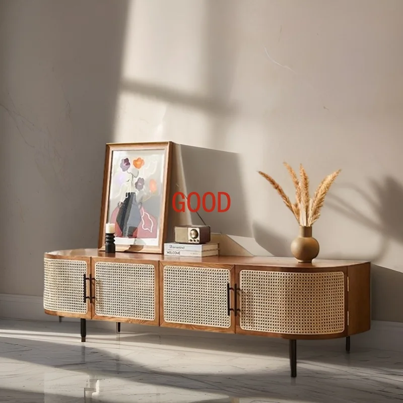 Wooden Tv Stand Center Tables Rooms Nordic Modern Living Room Furniture Cheap Simple Rack Farmhouse Archivadores Fireplace