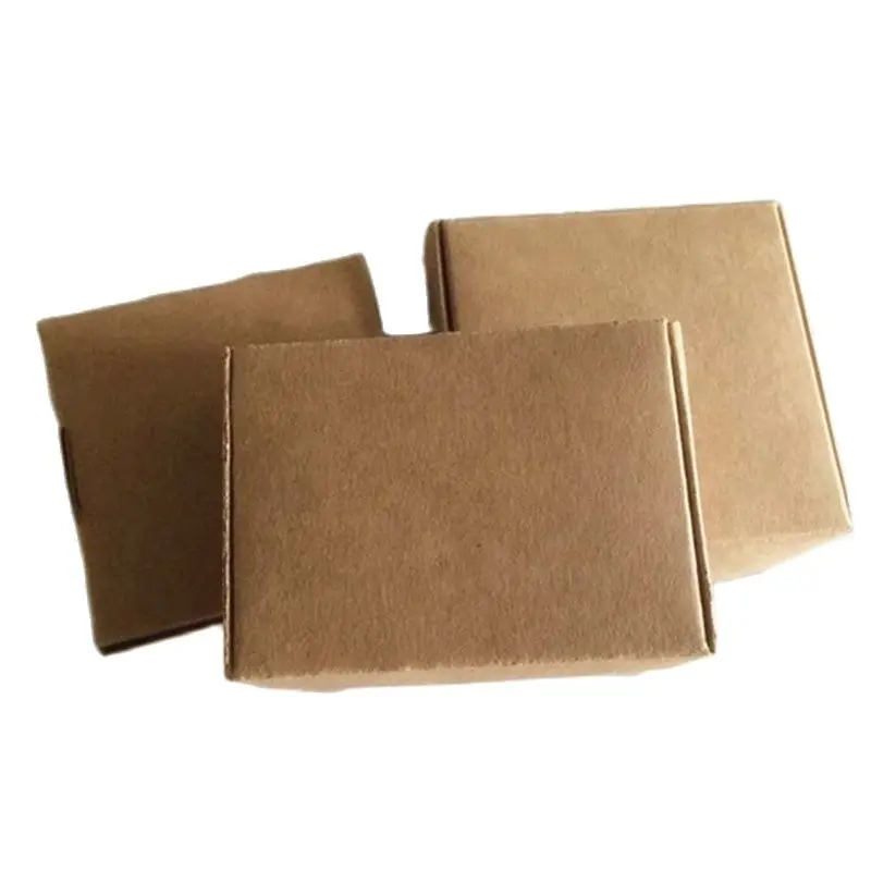 50Pcs 10.4*5.7*3cm DIY Kraft Paper Box Gift Box For Wedding Favors Birthday Party Candy Cookies Christmas Party Gift Ideas Box