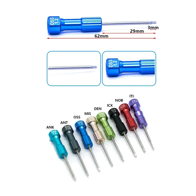 

Dental Implant Screwdriver Dental Stainless Steel Orthodontic Implant Screw Driver Dentistry Tool Micro Screwdriver Tools