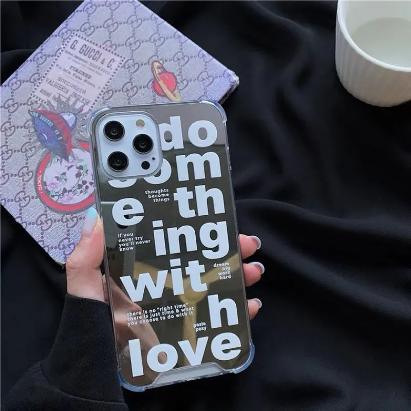 Do Something With Love Case for iPhone 15 14 13 12 Pro Max Back Phone Cover for 12 Mini 11 Pro Max X XS XR 6 6S 8 7 Plus SE 2020