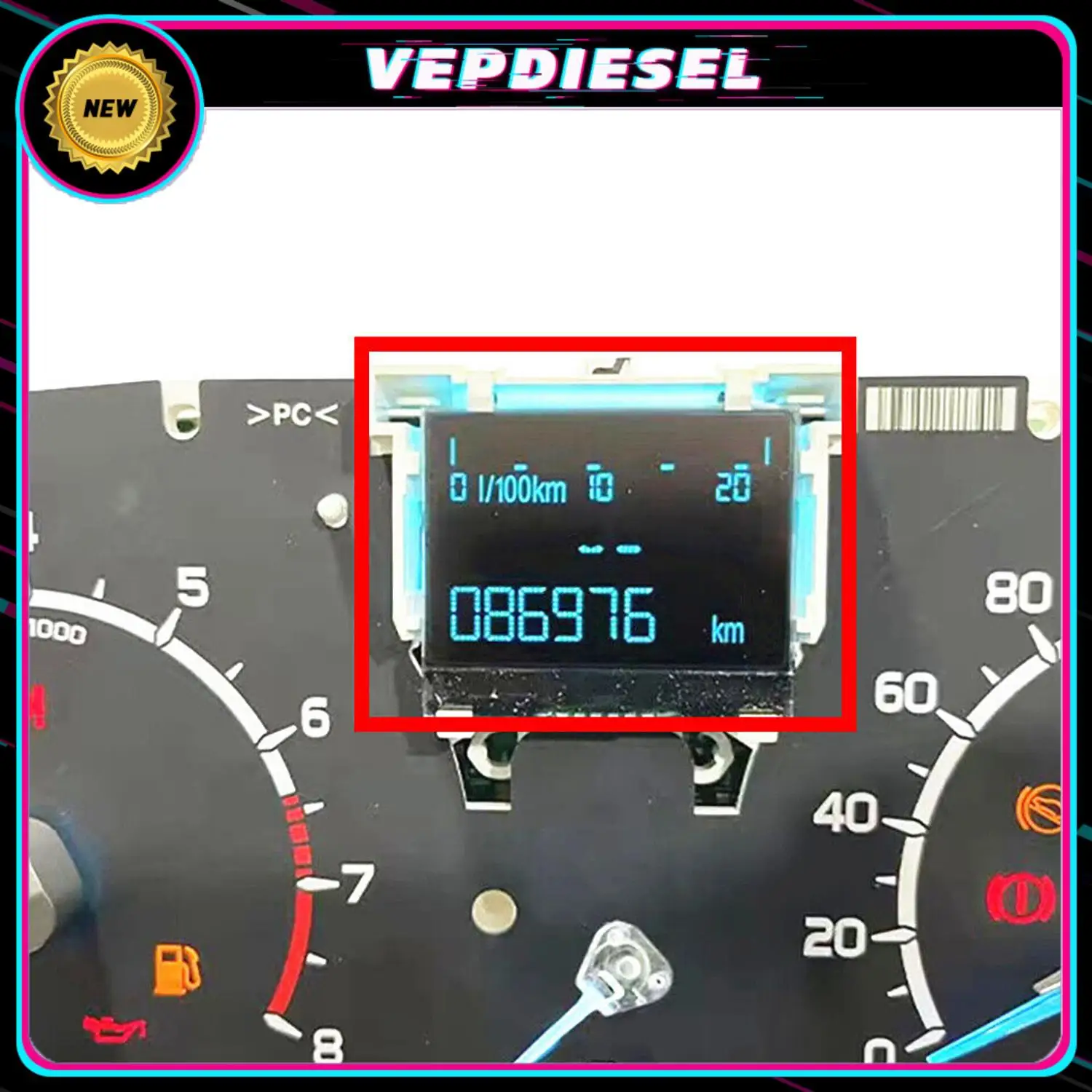 1pcs Brand New Dashboard LCD Screen Instrument Cluster Display For Ford EcoSport 2013-2017 Car Replacement Accessories Parts