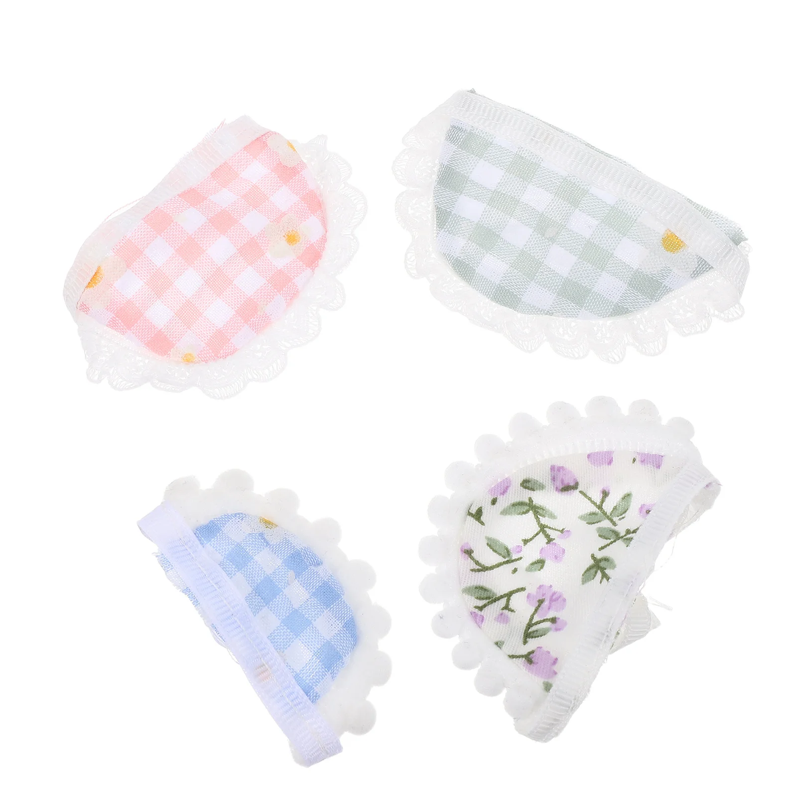 

4Pcs Christmas Pet Bibs Bandanas Small Animal Breakaway Collar Breathable Drool Towel Scarf for Guinea Parrot Hamster