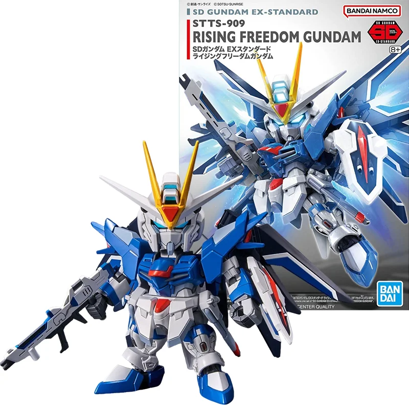 

BANDAI Original ANIME MGSD STTS-909 RISING FREEDOM GUNDAM Assembly Plastic Model Action Toys Figures Gifts