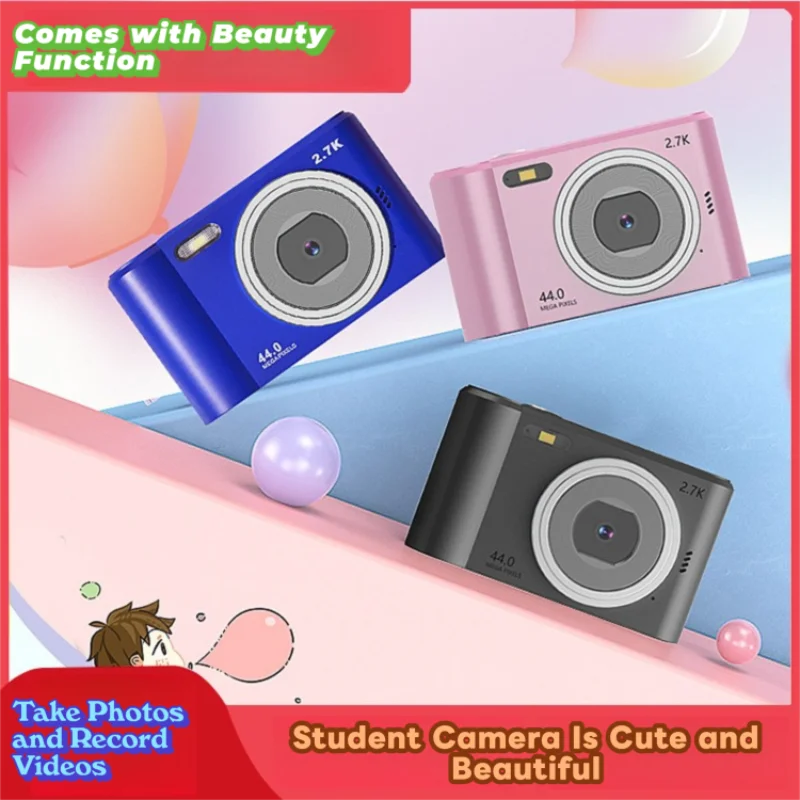 M2 Retro CCD كاميرا رقمية محمولة فلاش كاميرا على مستوى الدخول 44 مليون بكسل التركيز التلقائي