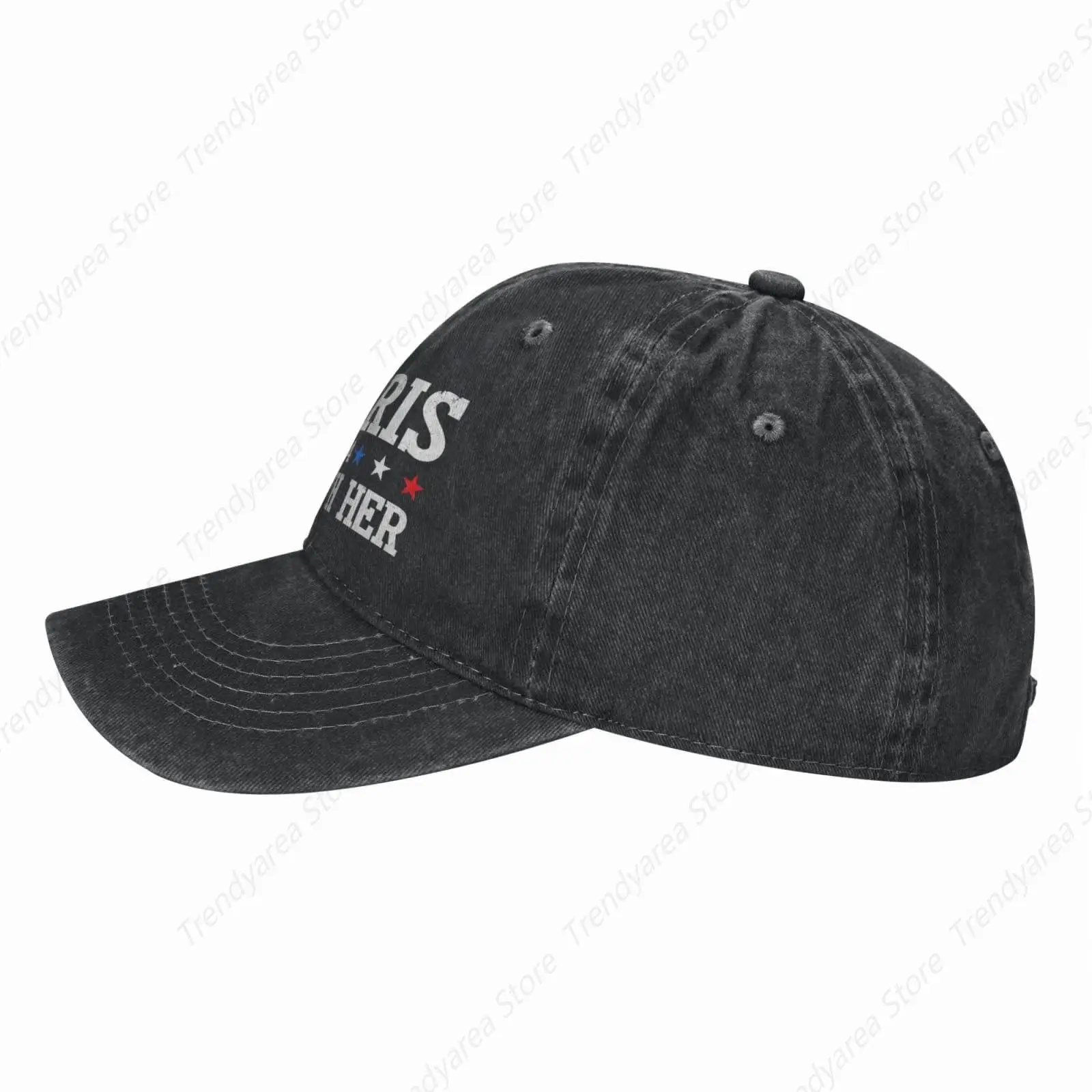 I'm with Her Kamala Vote for 2024 President Hat Denim Caps for Men Women