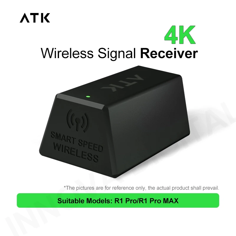 ATK 4K Wireless Receiver for VXE R1 Pro/R1 Pro Max Gaming Mouse 4000Hz Polling Rate High Speed Dongle Ultra-Low Latency Adapter