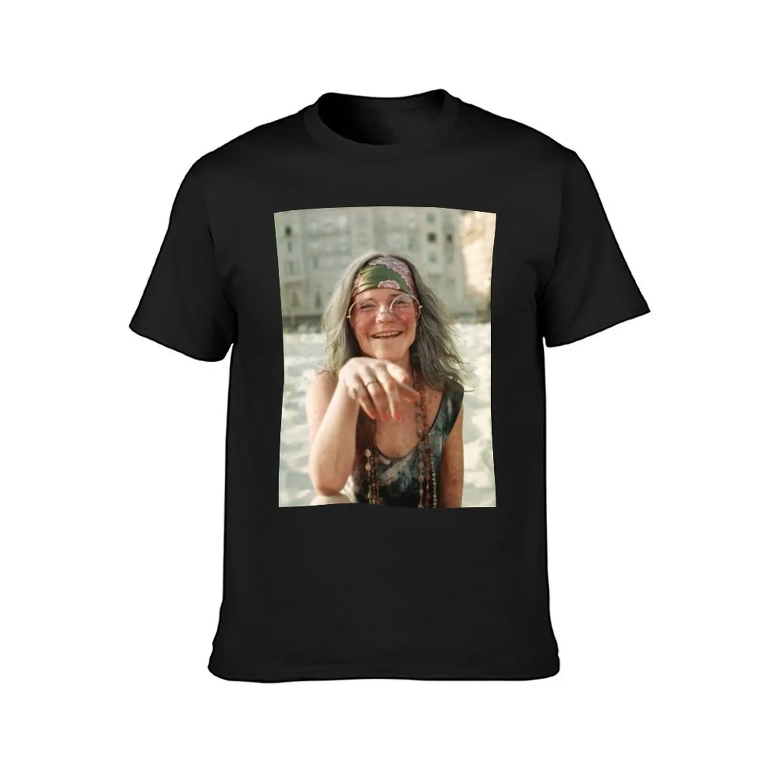 Janis Joplin vintage T-Shirt kawaii clothes quick-drying heavyweights oversized t shirts for men