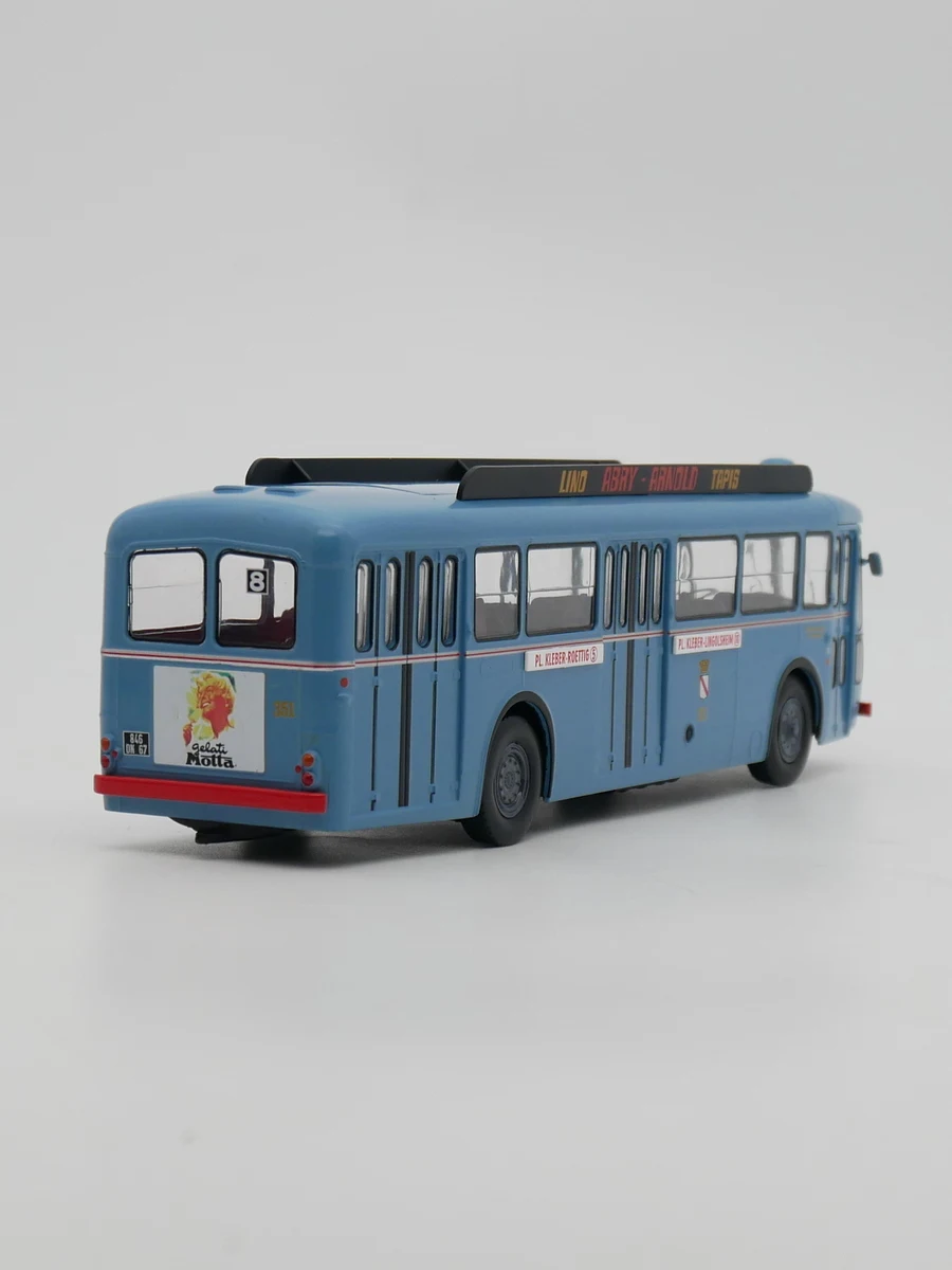 Diecast Ixo Escala 1:43 Somua OP5-3S 1954 Somua Bus Modelo Brinquedo Colecionável Presente Lembrança Display Ornamento