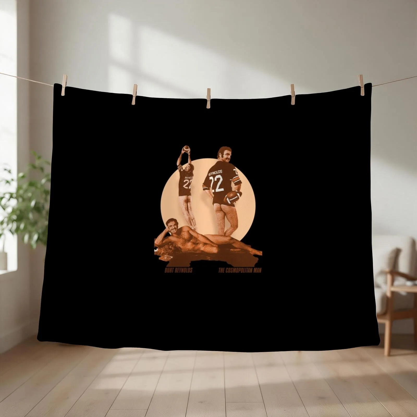 Burt Reynolds Cosmo Man Throw Blanket christmas gifts Furrys Plaid on the sofa Soft Blankets