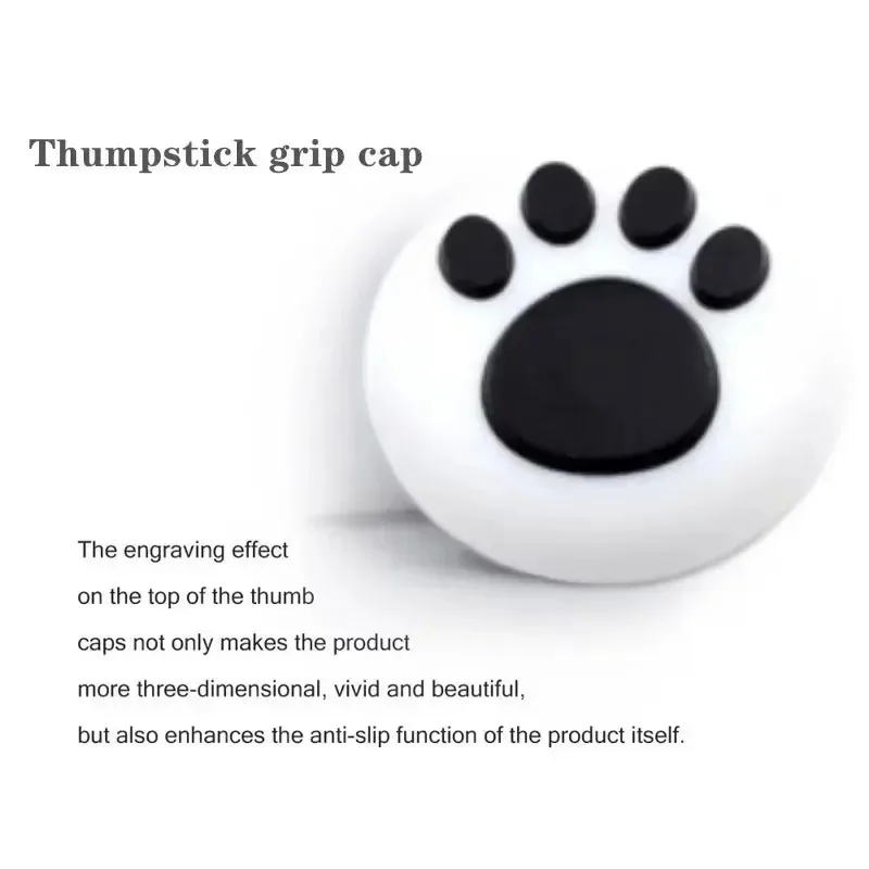 1Pair Thumb Grip Cap Cover for PS4 PS5 Playstation 5 Xbox Series XS Switch 2 Pro Game Joystick Controller Accessories Thumbstick view 3