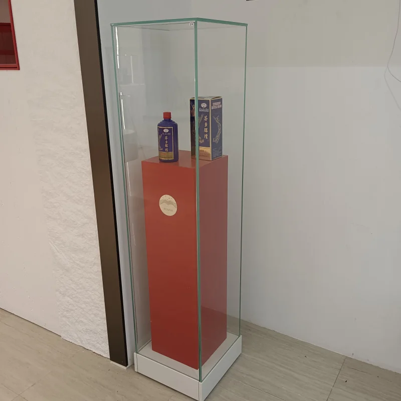 customized.Boutique display cabinet and glass showcases and display cases wine showcase