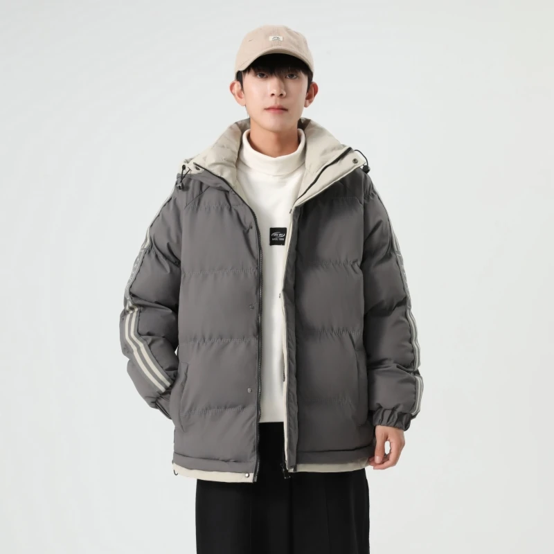 2024 Winter Mens Parkas Korean Fashion Hooded Windbreaker Cotton Padded Coats Men Women Unisex 8XL Thicken Warm Puffer Jackets