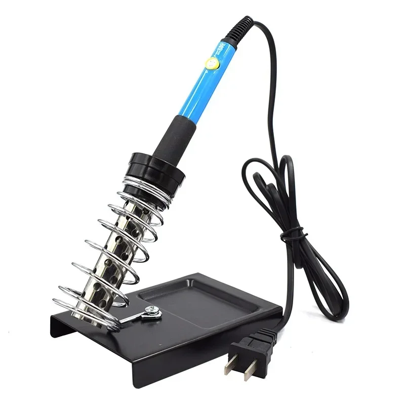 1pc Electric Soldering Iron Stand Holder Soldering Iron Frame Metal Support Station High Temperature Resistance Protecting Base