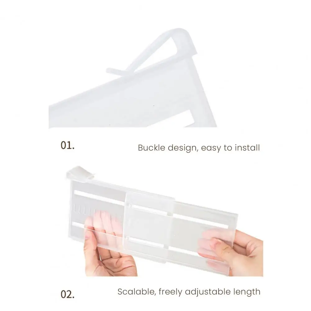 Papan Partisi Kulkas Rak Organizer Kulkas Rak Dapur Dapat Disesuaikan Botol Penyimpanan Organizer Rak Dapur