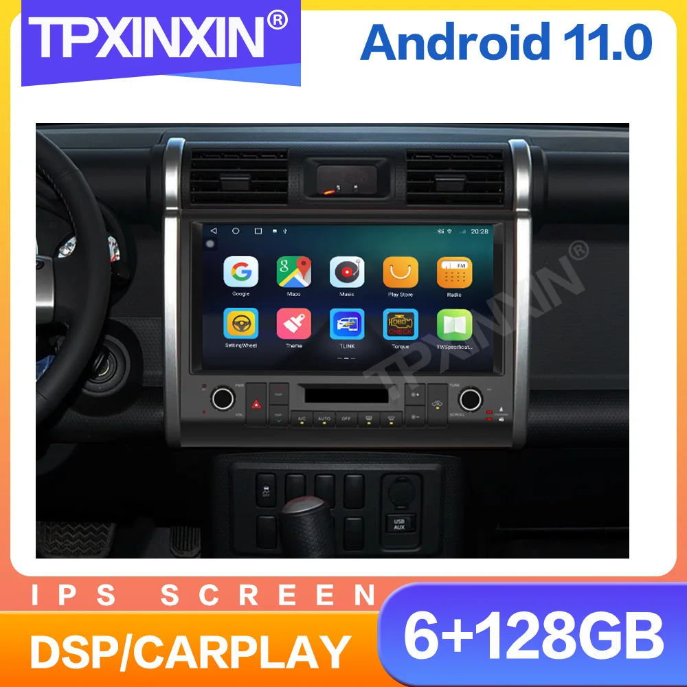 

2din 13.3" CarPlay Android 11.0 Car Radio GPS For Toyota FJ Cruiser 2006 - 2020 AutoRadio Multimedia Player Stereo Navi HeadUnit