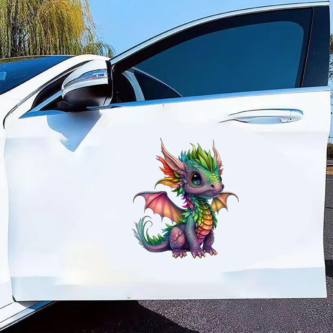 Three Ratels CP62 Funny  Juvenile dragon  Cartoon stickers for home decoration personalized car decals