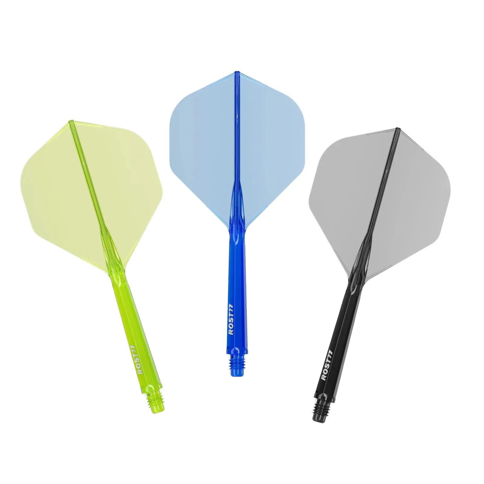 

CUESOUL 3 шт. ROST 77 Встроенный вал для дартса и полет, большая стандартная форма, прозрачный цвет